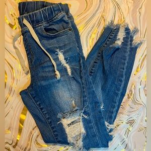 Distressed Ripped Easy On Stretchy Jeans